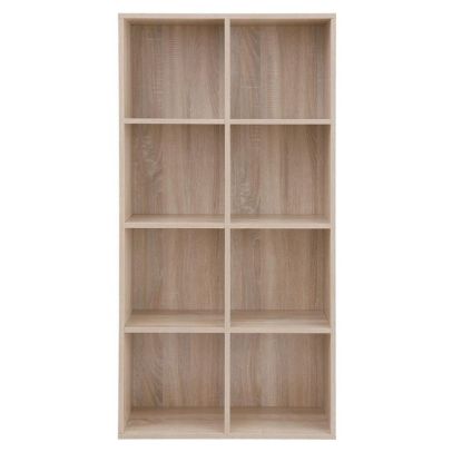 Regál, dub prírodný, SANDE 2