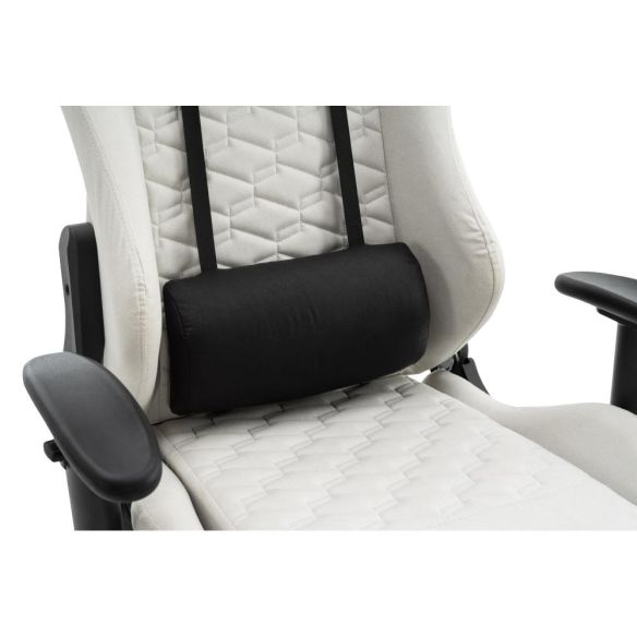 Kancelárske/herné kreslo, biela/čierna, PAPIBAS