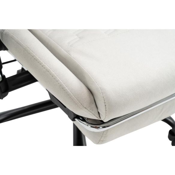 Kancelárske/herné kreslo, biela/čierna, PAPIBAS