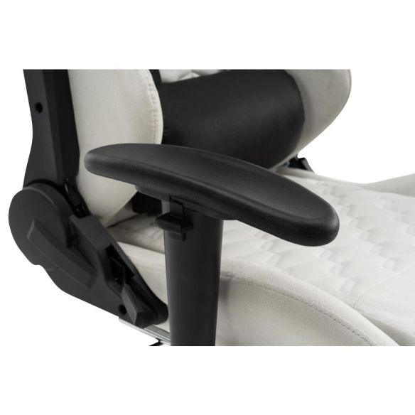 Kancelárske/herné kreslo, biela/čierna, PAPIBAS