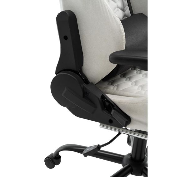 Kancelárske/herné kreslo, biela/čierna, PAPIBAS