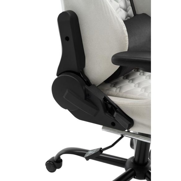 Kancelárske/herné kreslo, biela/čierna, PAPIBAS