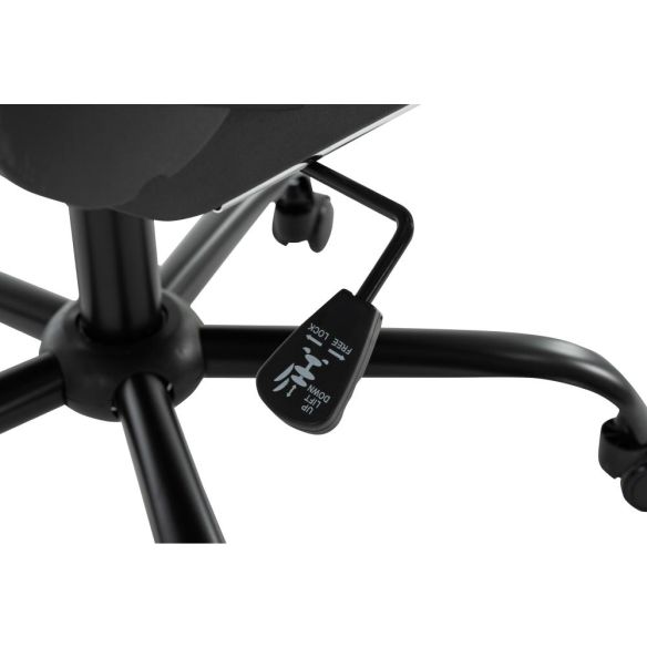 Kancelárske/herné kreslo, biela/čierna, PAPIBAS