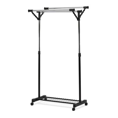 Stojan na šaty, kov, čierna, 84521 BK