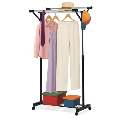 Stojan na šaty, kov, čierna, 84521 BK 2