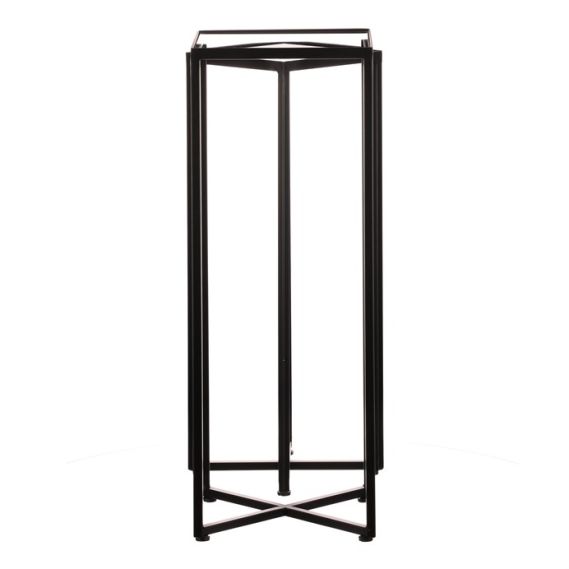 Stojan na kvety - kovové rámy, sklenená doska, cena za sadu 2 ks