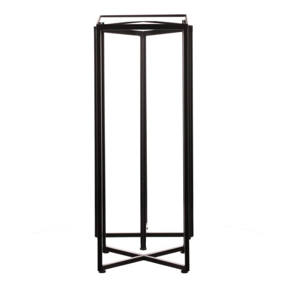 Stojan na kvety - kovové rámy, sklenená doska, cena za sadu 2 ks