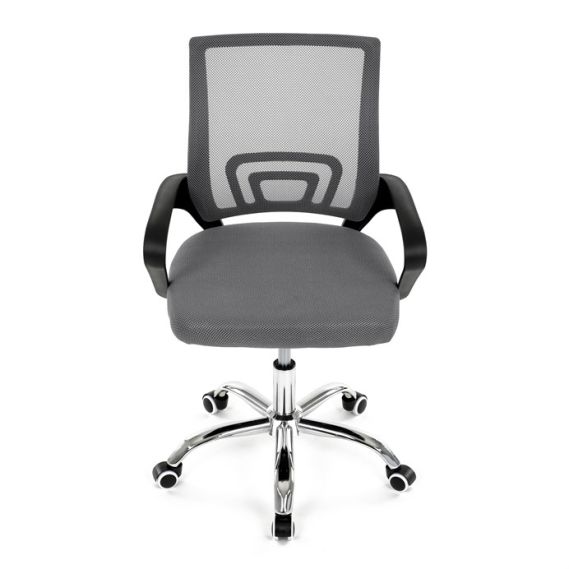 Detská stolička, hojdací mechanizmus, šedá sieťovina, KA-L103 GREY