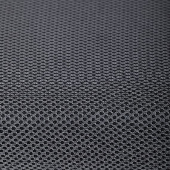 Detská stolička, hojdací mechanizmus, šedá sieťovina, KA-L103 GREY