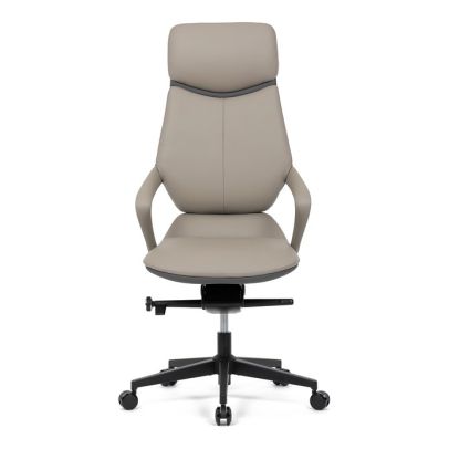 Kancelárske kreslo, synchrónny mechanizmus, šedá ekokoža, KA-T8426 GREY 2