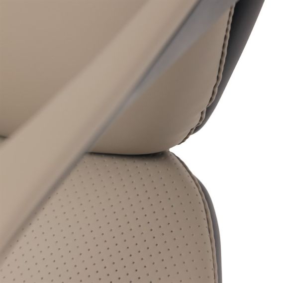 Kancelárske kreslo, synchrónny mechanizmus, šedá ekokoža, KA-T8426 GREY