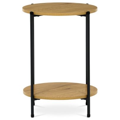 Odkladací stolík 44x44cm, mdf, divoký dub, CT-G1005 OAK 2