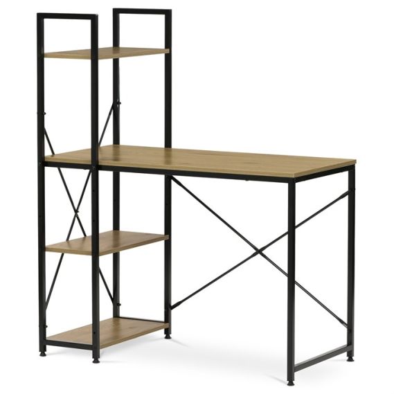 Stôl pracovný 100x48cm, mdf, hnedá, GD-512 OAK