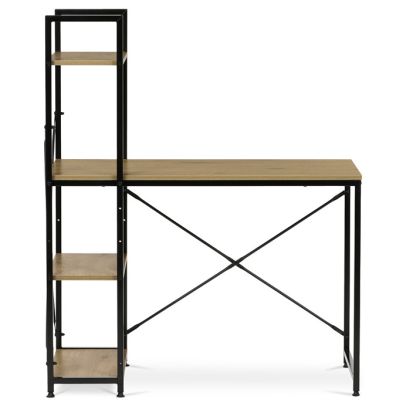 Stôl pracovný 100x48cm, mdf, hnedá, GD-512 OAK 2