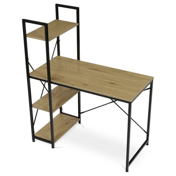 Stôl pracovný 100x48cm, mdf, hnedá, GD-512 OAK