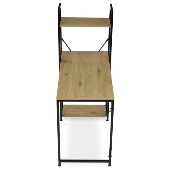 Stôl pracovný 100x48cm, mdf, hnedá, GD-512 OAK