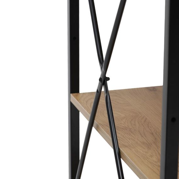 Stôl pracovný 100x48cm, mdf, hnedá, GD-512 OAK