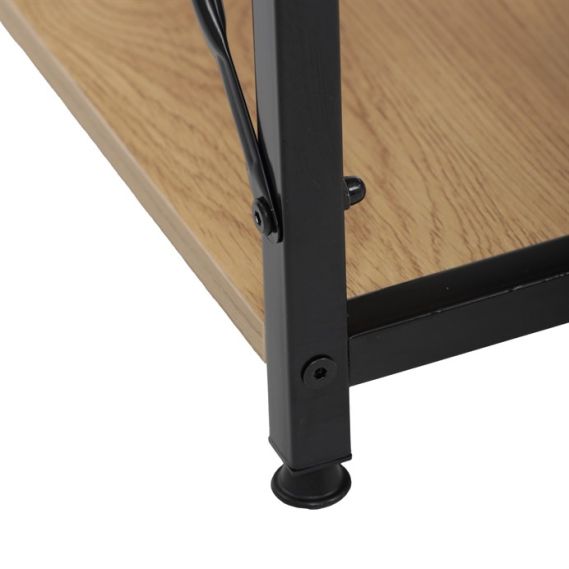 Stôl pracovný 100x48cm, mdf, hnedá, GD-512 OAK