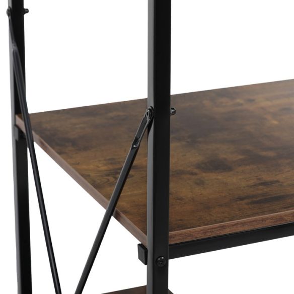 Stôl pracoval 100x48cm, mdf, hnedá, GD-512 OLW