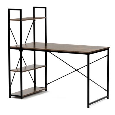 Pracovný stôl 120x60cm, mdf, hnedá, GD-520 OLW