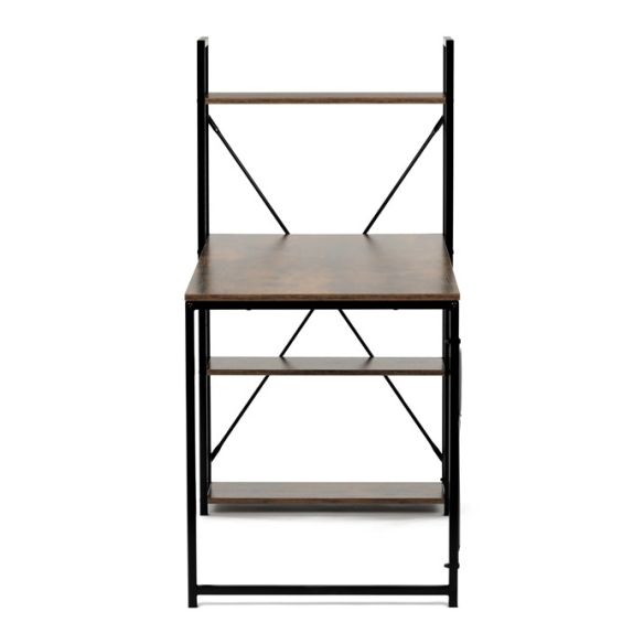 Pracovný stôl 120x60cm, mdf, hnedá, GD-520 OLW