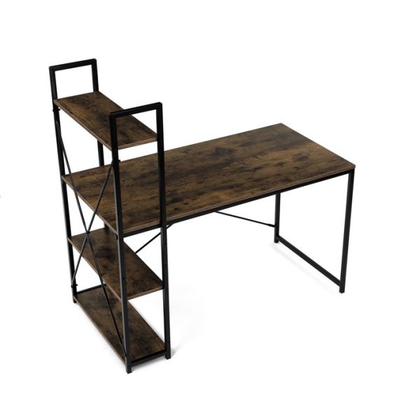 Pracovný stôl 120x60cm, mdf, hnedá, GD-520 OLW