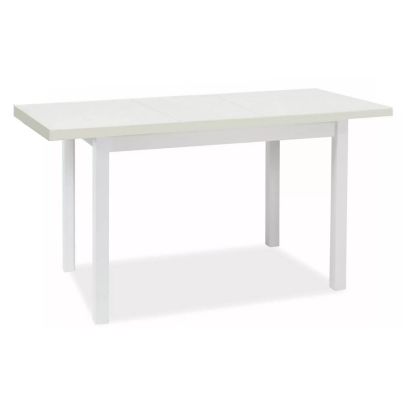Jedálenský stôl rozkladací ADAM 120, biely mat