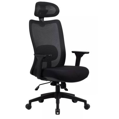Kancelárska stolička Q-724H, čierna
