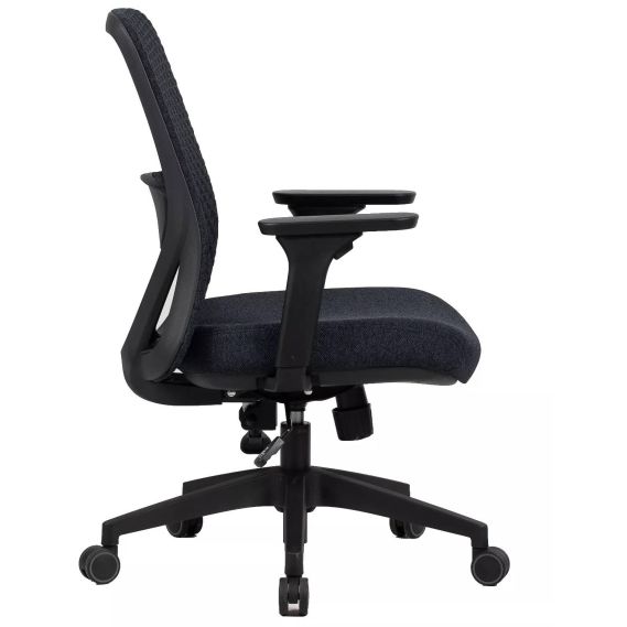 Kancelárska stolička Q-744, čierna