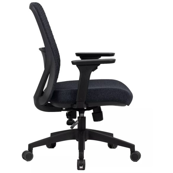Kancelárska stolička Q-744, čierna