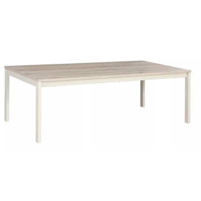 Konferenčný stolík FROST L1, off white/dub alpský