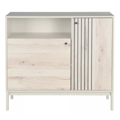 Komoda FROST K2, off white/dub alpský