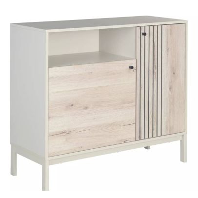 Komoda FROST K2, off white/dub alpský 2