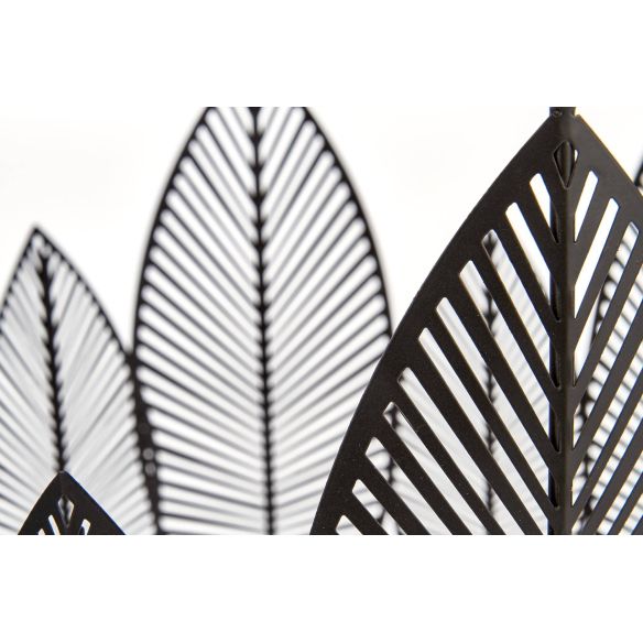 Set konferenčných stolíkov FOLLA, čierna/natural