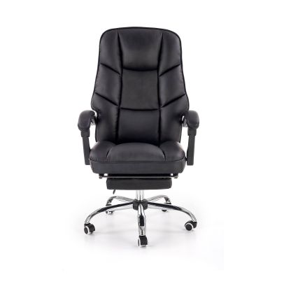 Kancelárska stolička ALVIN, chróm/čierna 2