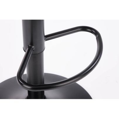 Barová stolička H-102, čierna/čierna velvet 2