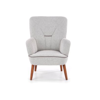 Kreslo do obývačky BISHOP, orech/svetlosivá 2