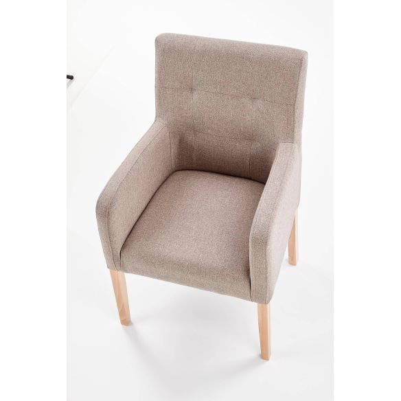 Kreslo FILO, dub medový/béžová INARI 23