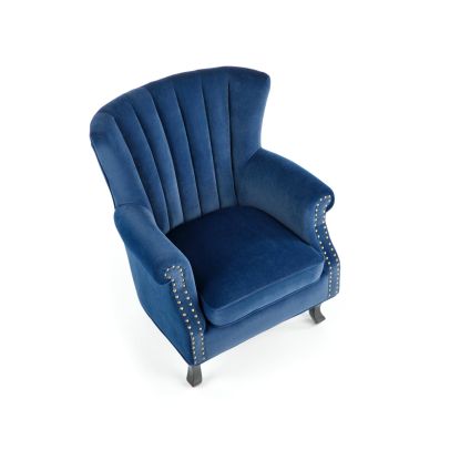 Kreslo ušiak TITAN, granátová 2