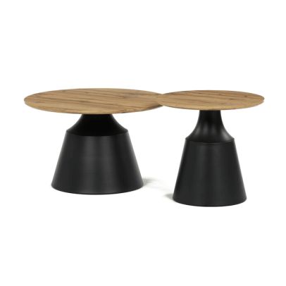 Konferenčný stolík 70x70cm, mdf, dub artisan, CT-F4150 ART