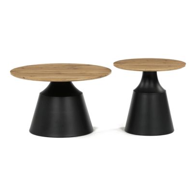 Konferenčný stolík 70x70cm, mdf, dub artisan, CT-F4150 ART 2