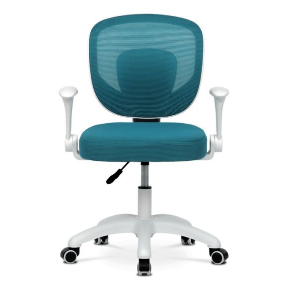 Detská stolička, výškovo nastaviteľná, modrá sieťovina, KA-K1062 BLUE