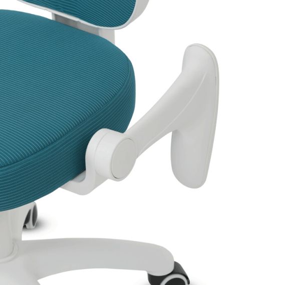 Detská stolička, výškovo nastaviteľná, modrá sieťovina, KA-K1062 BLUE