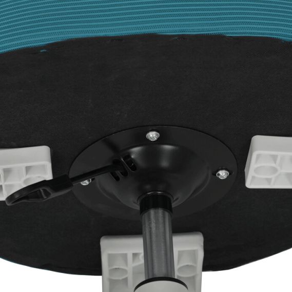 Detská stolička, výškovo nastaviteľná, modrá sieťovina, KA-K1062 BLUE