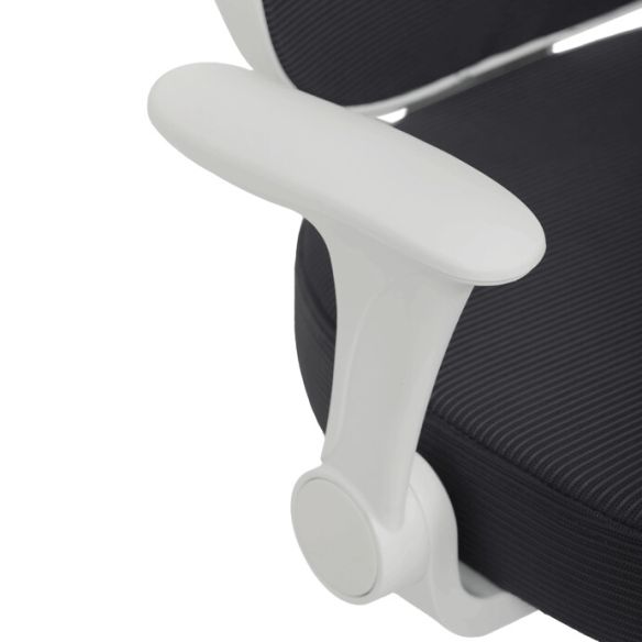 Detská stolička, výškovo nastaviteľná, šedá sieťovina, KA-K1062 GREY