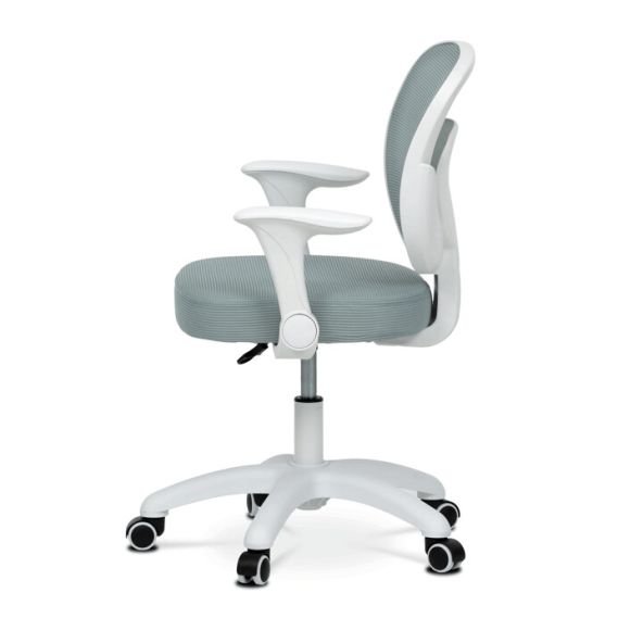 Detská stolička, výškovo nastaviteľná, zelená sieťovina, KA-K1062 GRN