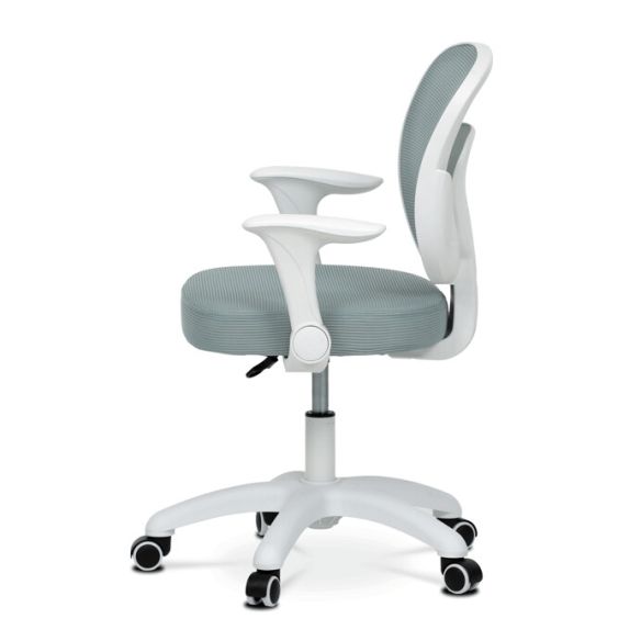 Detská stolička, výškovo nastaviteľná, zelená sieťovina, KA-K1062 GRN