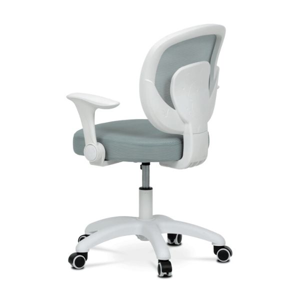 Detská stolička, výškovo nastaviteľná, zelená sieťovina, KA-K1062 GRN