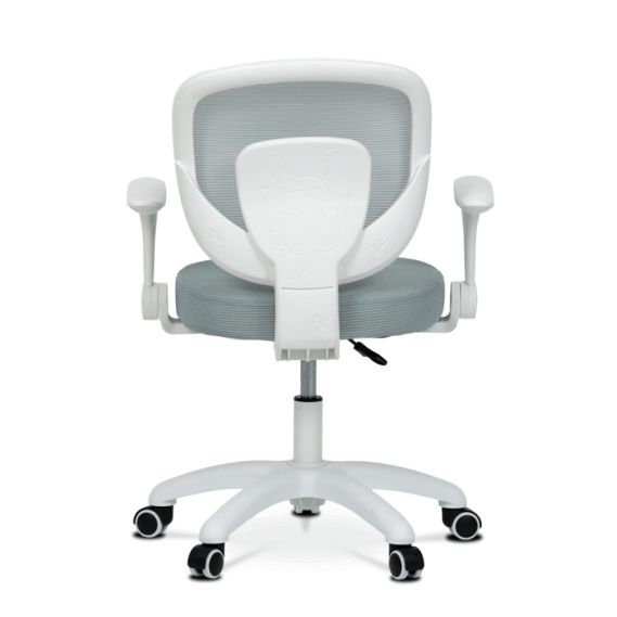 Detská stolička, výškovo nastaviteľná, zelená sieťovina, KA-K1062 GRN