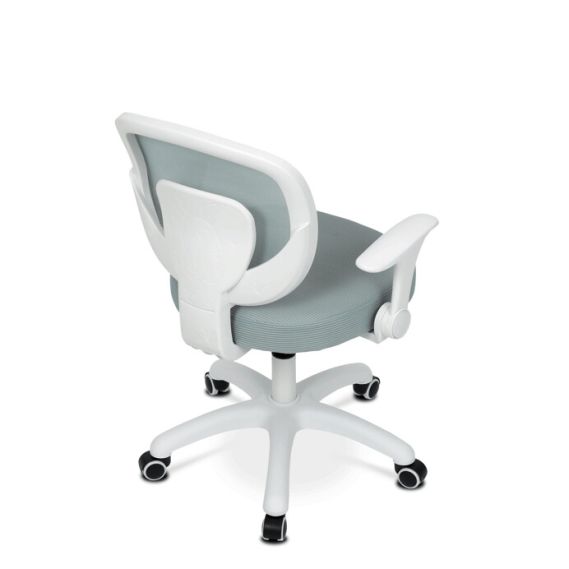 Detská stolička, výškovo nastaviteľná, zelená sieťovina, KA-K1062 GRN